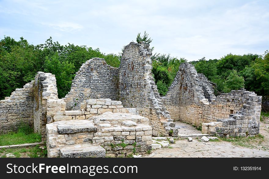 Ruins, Historic Site, Ancient History, Archaeological Site