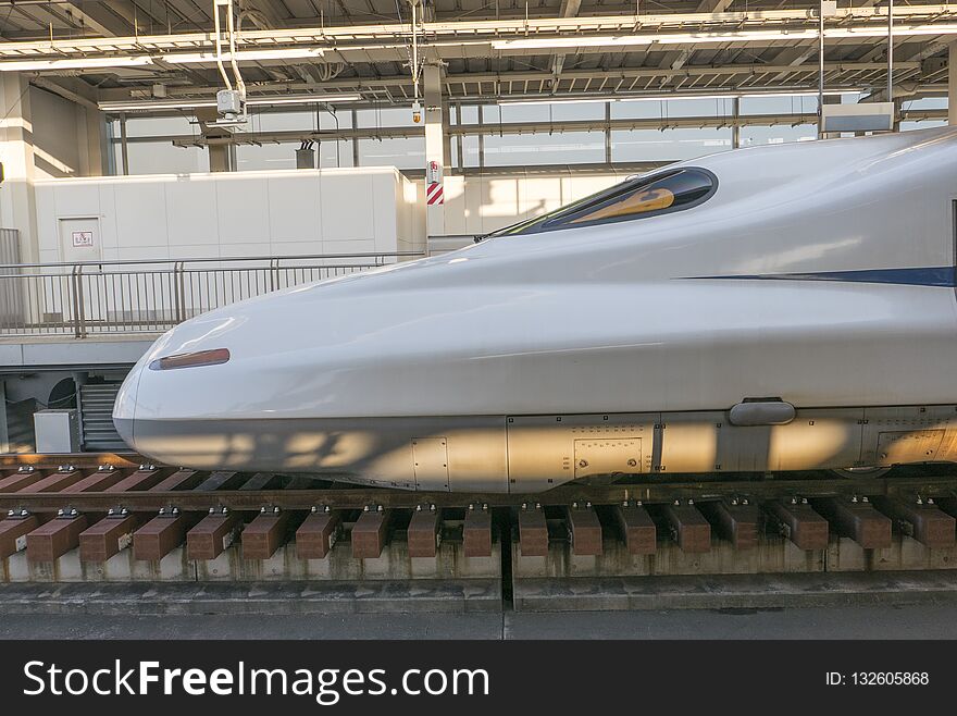 Shinkansen N700A series at Shin-Osaka station