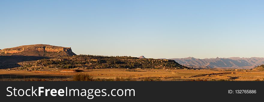 Ecosystem, Sky, Badlands, Wilderness