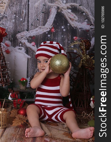 Christmas, Christmas Decoration, Girl, Headgear