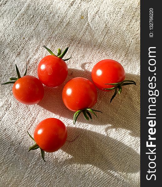Natural Foods, Fruit, Plum Tomato, Vegetable