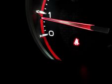 Seat Belts​ Light Icon On Car Dashboard Of​ Truck​ Car. Royalty Free Stock Photos