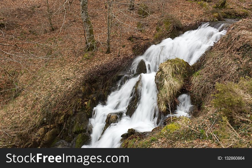 Waterfall, Water, Body Of Water, Nature Reserve