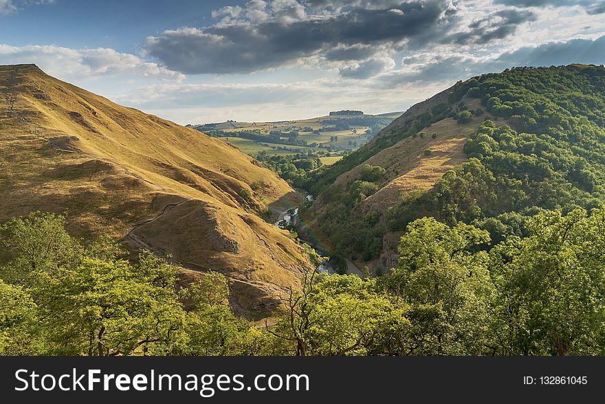 Highland, Hill, Sky, Mountainous Landforms