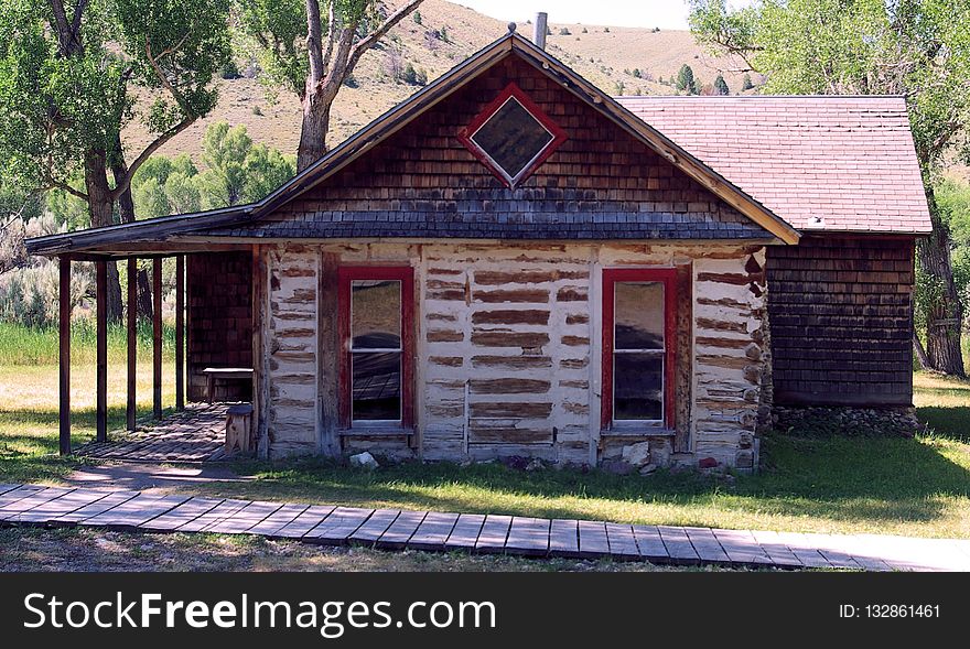 House, Property, Log Cabin, Cottage