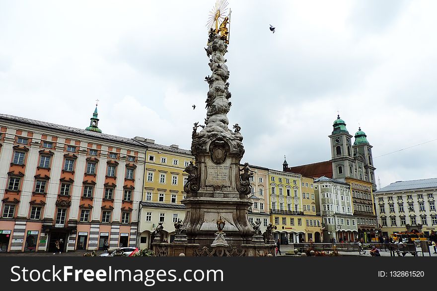 Town Square, Plaza, Landmark, Monument