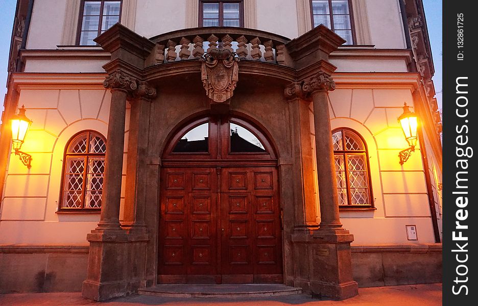 Building, Arch, Door, Facade