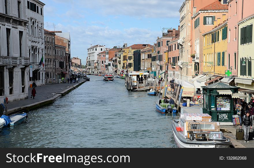 Canal, Waterway, Body Of Water, Water Transportation