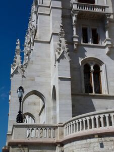 Detail Of The Hungarian Parliament Building In Budapest Stock Images