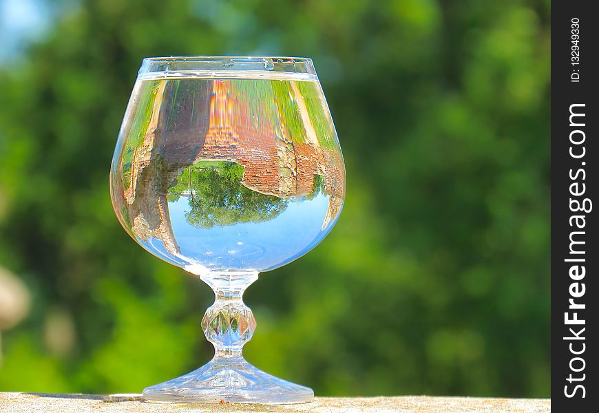 Wine Glass, Glass, Stemware, Water