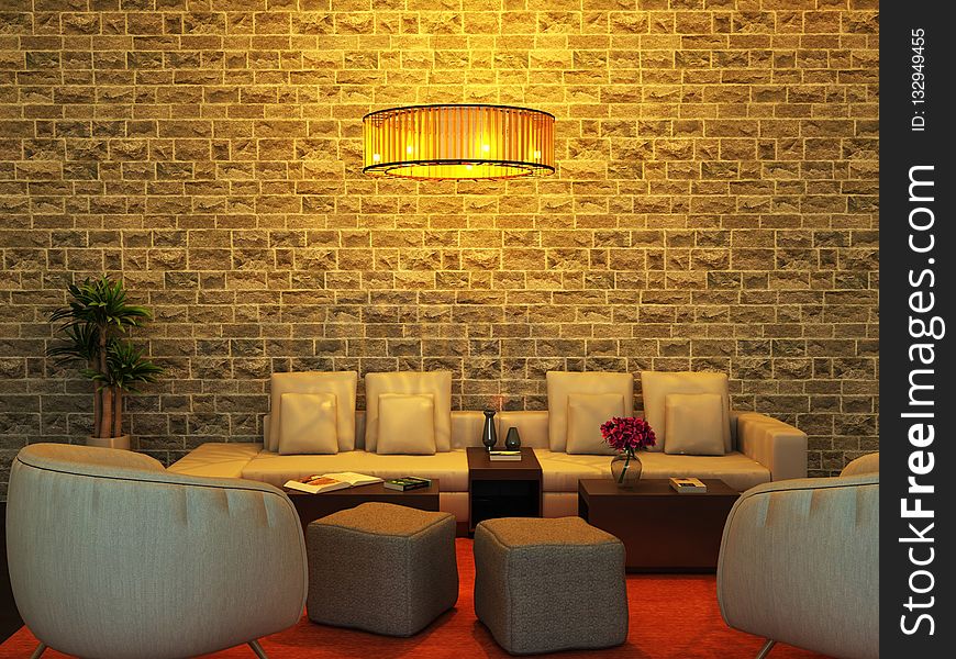 Wall, Interior Design, Living Room, Lighting