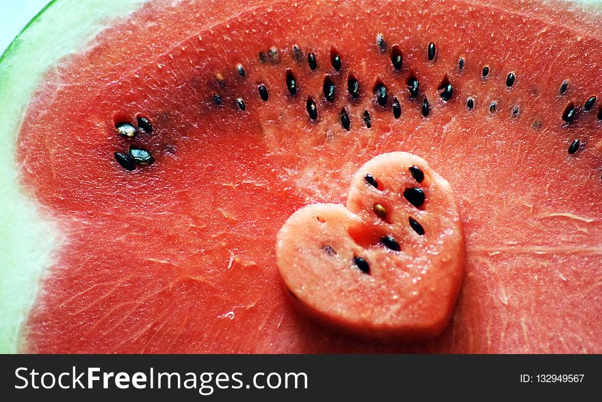 Melon, Watermelon, Close Up, Fruit