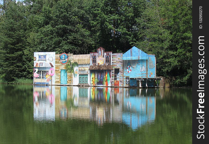 Reflection, Water, Waterway, Nature