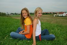 Sitting Together Royalty Free Stock Image Sitting Together Royalty Free Stock Image