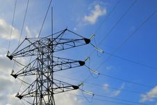 High Voltage Wires. Close Up Royalty Free Stock Image High Voltage Wires. Close Up Royalty Free Stock Image