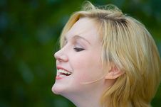 Beautiful Yong Blonde Girl With Blue Eyes Stock Images Beautiful Yong Blonde Girl With Blue Eyes Stock Images
