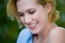 Beautiful Yong Blonde Girl With Blue Eyes Royalty Free Stock Images Beautiful Yong Blonde Girl With Blue Eyes Royalty Free Stock Images