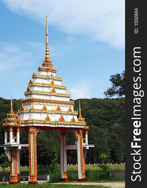 Temple entrance at Phuket, Thailand