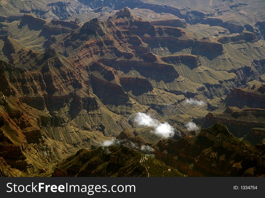 Canyon valley on colorado river