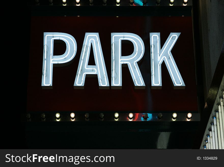 Park neon lights