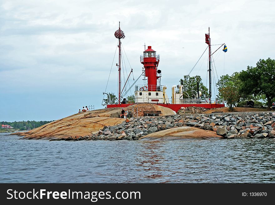 A quiet harbour in Sweden. A quiet harbour in Sweden