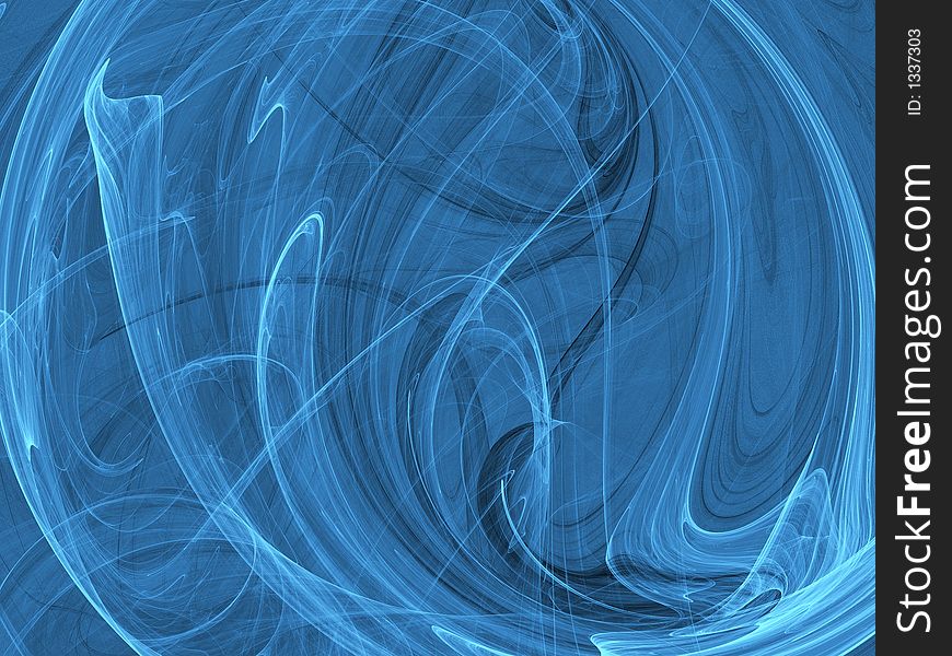 Abstract blue computer generated background. Abstract blue computer generated background