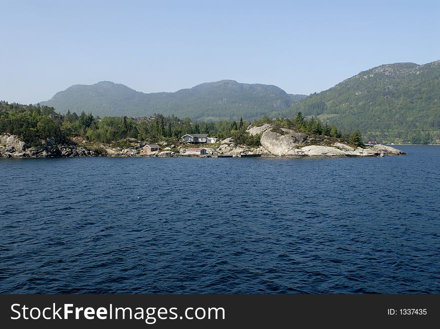 Picture of Lysefjord in Norway.