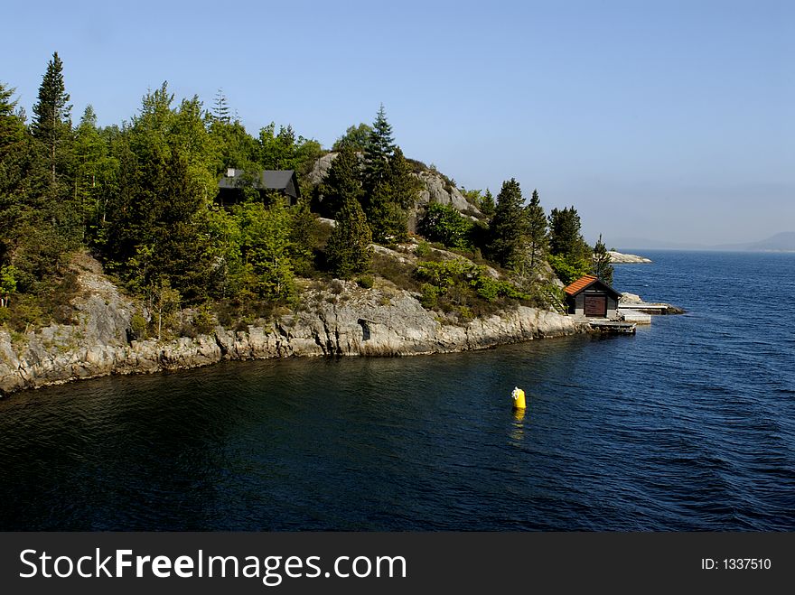 Picture of Lysefjord in Norway. Picture of Lysefjord in Norway.