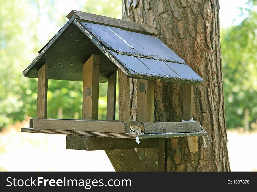 Wooden Bird House