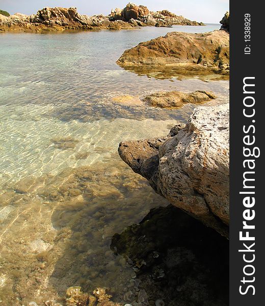 A strange beach in Sardinia (Italy)