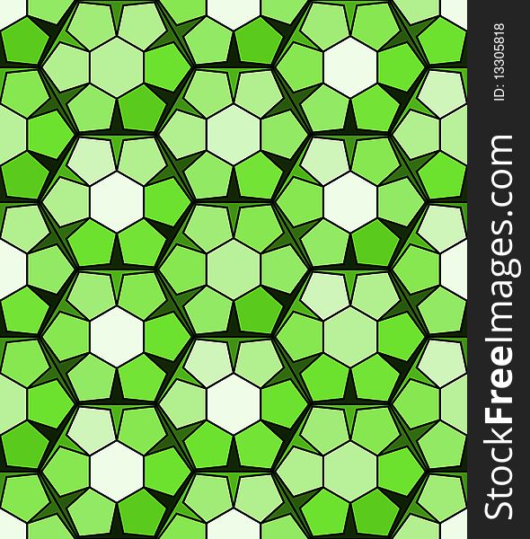 Graphic illustration of Seamless Green Pattern