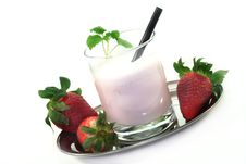 Strawberry Shake Stock Photos Strawberry Shake Stock Photos