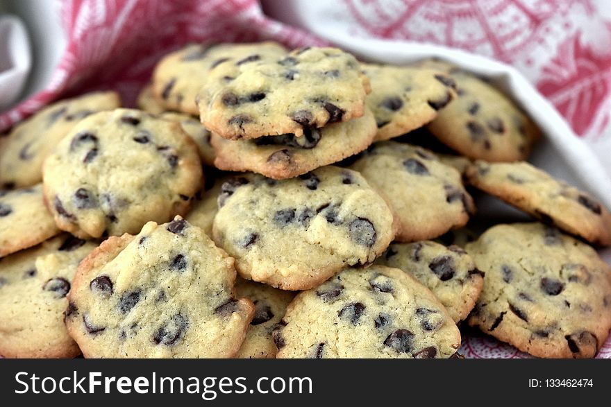 Cookies And Crackers, Cookie, Baked Goods, Chocolate Chip Cookie