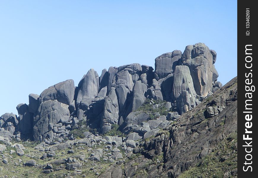 Rock, Mountainous Landforms, Mountain, Badlands