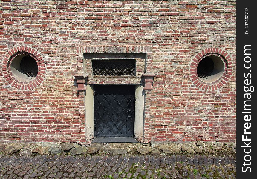 Brickwork, Brick, Wall, Arch