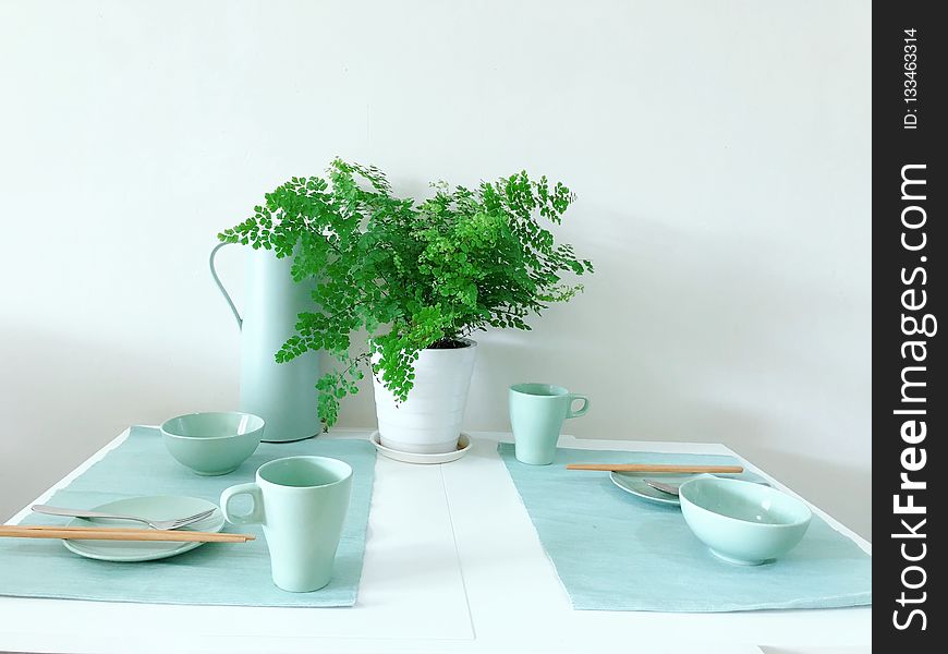 Flowerpot, Cup, Tableware, Porcelain
