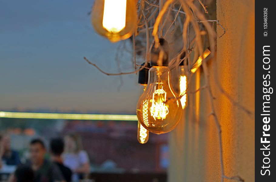 Yellow, Light, Lighting, Light Fixture