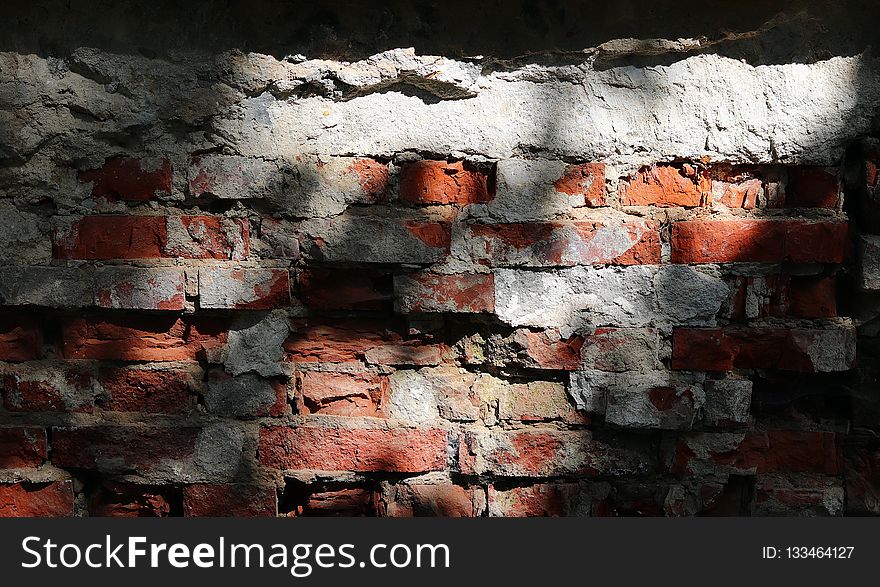 Brick, Wall, Brickwork, Material