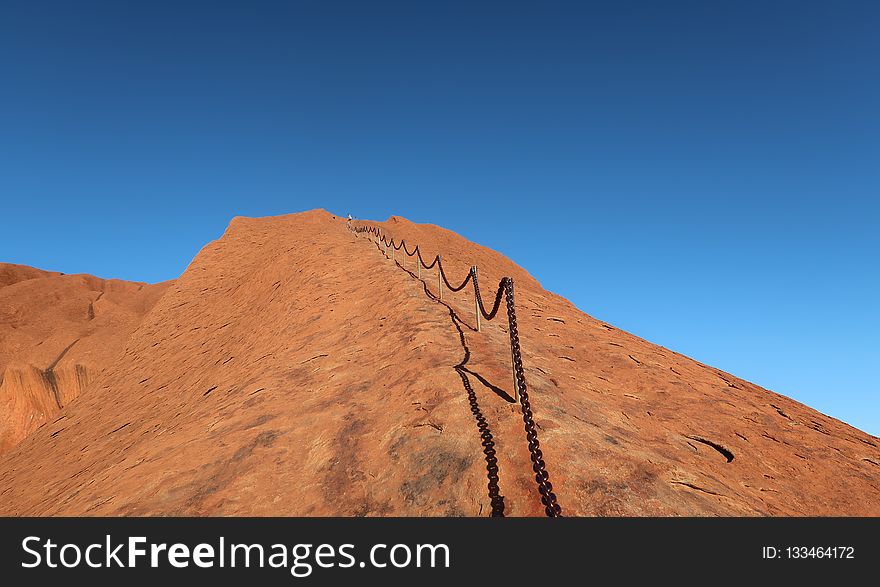 Sky, Rock, Mountainous Landforms, Badlands