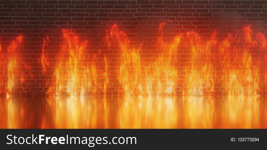 Orange, Heat, Flame, Geological Phenomenon