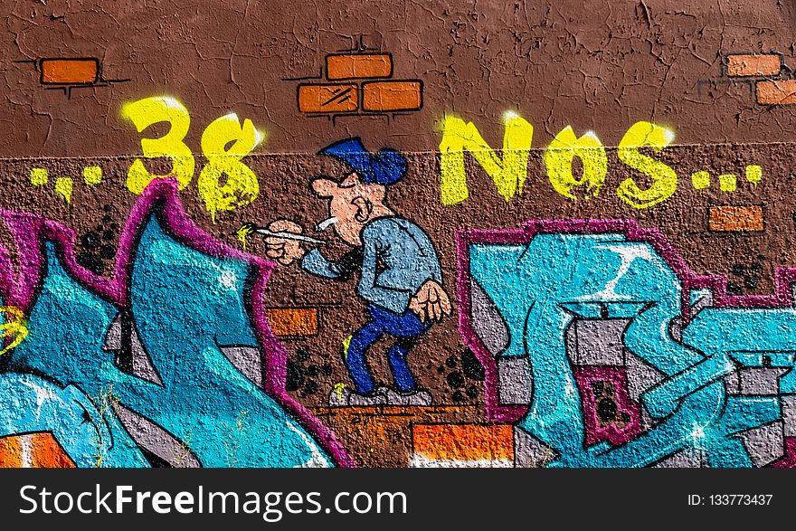 Art, Graffiti, Street Art, Mural