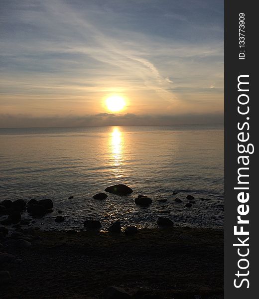 Sea, Horizon, Sky, Ocean