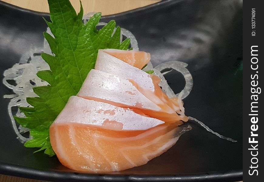 Cuisine, Dish, Sashimi, Smoked Salmon