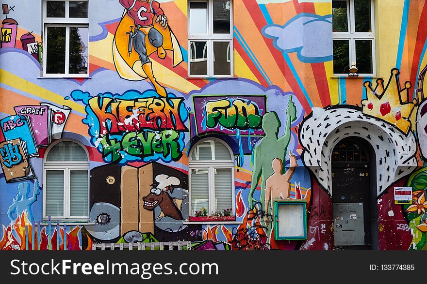 Art, Graffiti, Mural, Street Art