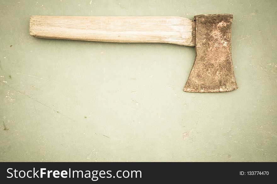 Axe, Hatchet, Antique Tool, Tool