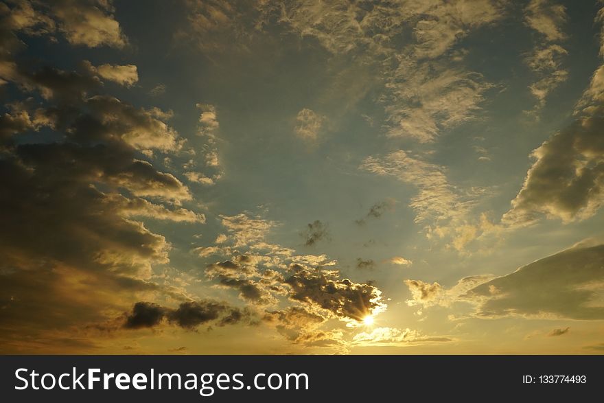 Sky, Afterglow, Cloud, Atmosphere