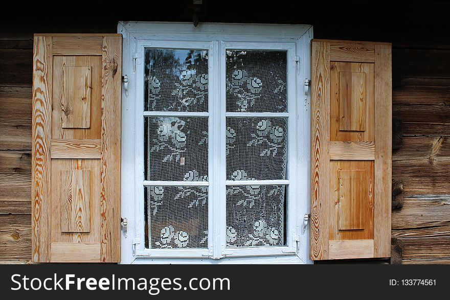 Window, Wood, Door, Wood Stain
