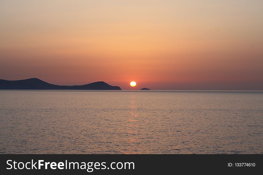 Horizon, Sea, Sky, Calm