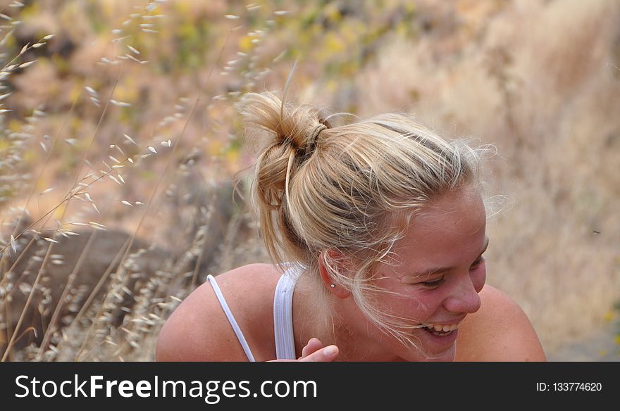 Human Hair Color, Girl, Blond, Fun