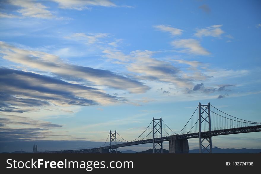 Bridge, Sky, Cloud, Fixed Link
